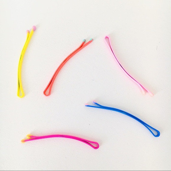 boutique Accessories - 🌈 5 Neon Hair Pins boutique Accessories - 🌈 5 Neon Hair Pins
